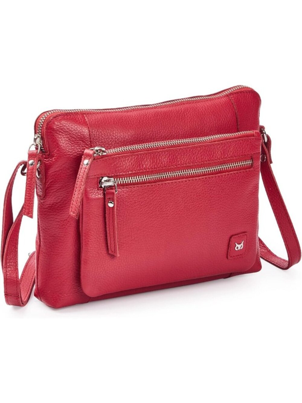 Soft Genuine Leather Crossbody Bag for Women - Small Adjustable Sling Purse